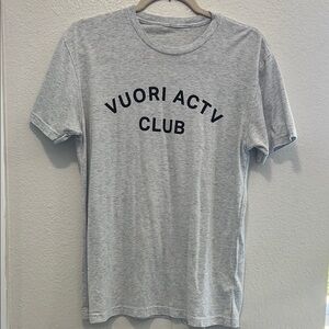 Vuori Men's Light Gray ACTV Club Tee